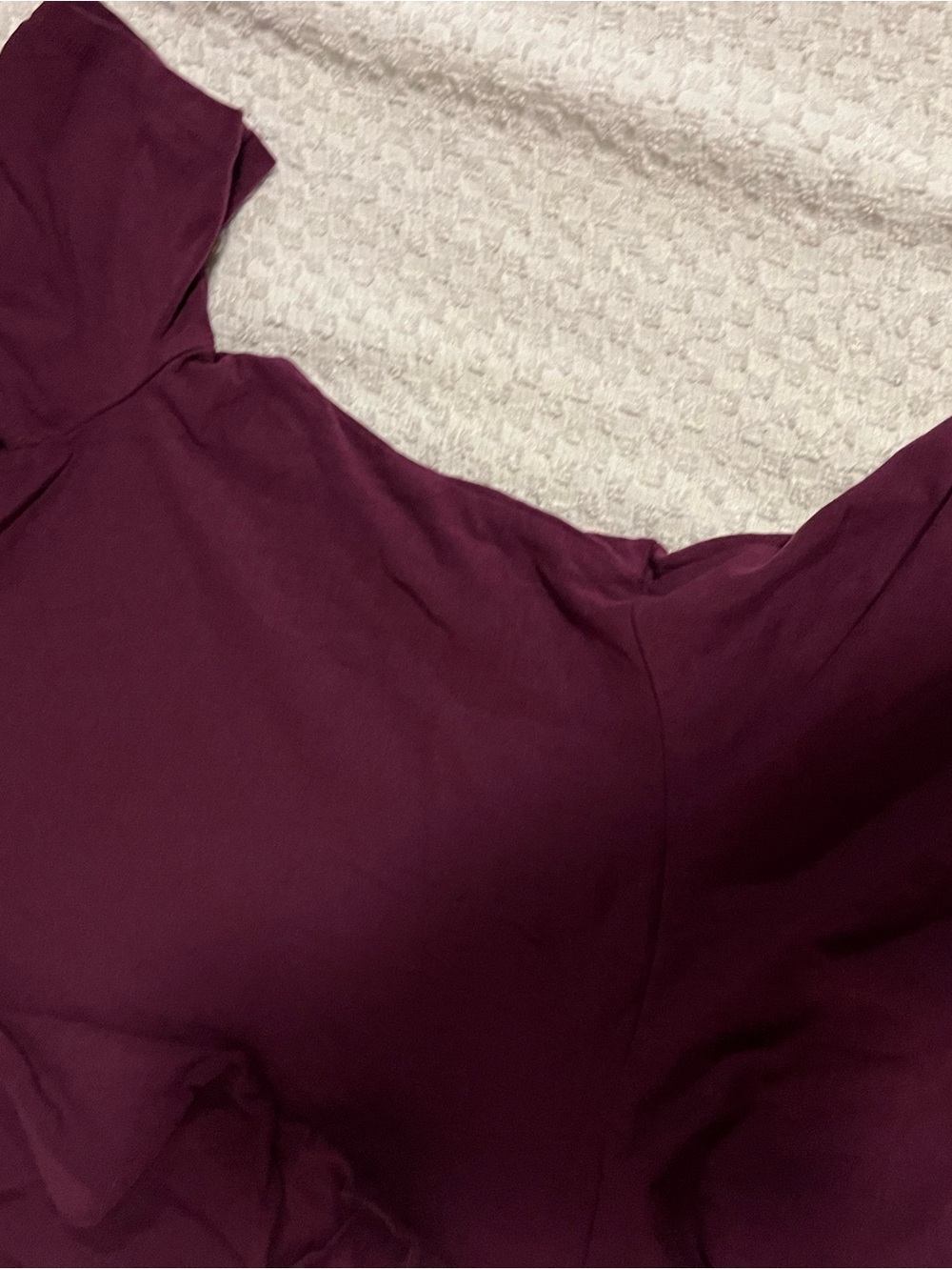 Guess One-Shoulder Dress in Plum